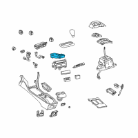 OEM Lexus LS430 Box Assy, Equipment Set Diagram - 58880-50010