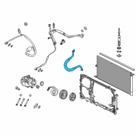 OEM 2013 Ford F-150 Return Hose Diagram - BL3Z-19867-A