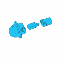 OEM Ford License Lamp Diagram - 5G1Z-13550-AA