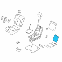OEM Infiniti QX80 Heater Unit Assy-Rear Seat Back Diagram - H8635-1A65B