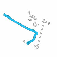 OEM Toyota C-HR Stabilizer Bar Diagram - 48811-10370