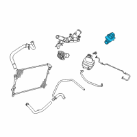 OEM 2017 Dodge Journey Resistor-Radiator Fan Diagram - 68054677AA