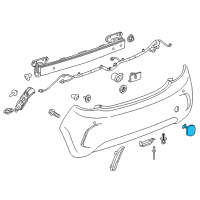 OEM 2017 Chevrolet Spark Reflector Diagram - 95182609