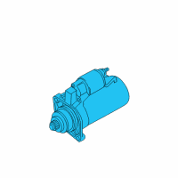 OEM 2009 Acura MDX Starter Motor Assembly (Du4V1) (Denso) Diagram - 31200-RYE-A01