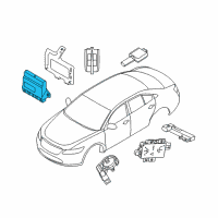 OEM 2017 Ford Police Interceptor Sedan Control Module Diagram - DG1Z-19G481-E