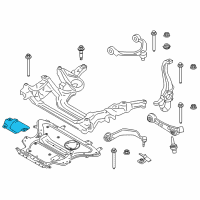 OEM BMW 530e HEAT PROTECTION PLATE RIGHT Diagram - 31-14-6-861-396