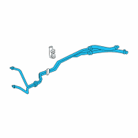 OEM Jeep Tube-Supply & Return Diagram - 55037785AE