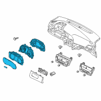 OEM 2017 Hyundai Elantra Cluster Assembly-Instrument Diagram - 94021-F2100