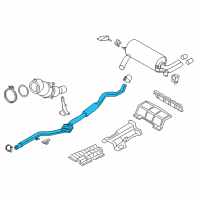 OEM 2017 BMW 340i Catalytic Converter Diagram - 18-30-8-689-371