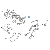 OEM 2022 Hyundai Accent Clamp Assembly Diagram - 31141-D2500