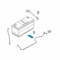 OEM 2019 Kia K900 Bracket-Battery Mounting Diagram - 371603M000