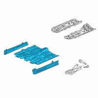 OEM Honda Civic FLOOR COMP, FR Diagram - 65100-TBG-316ZZ