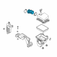 OEM 2017 Toyota Yaris iA Outlet Tube Diagram - 17880-WB001