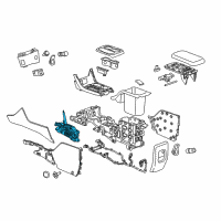 OEM 2015 Chevrolet Colorado Gear Shift Assembly Diagram - 23397472
