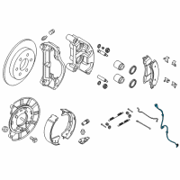 OEM 2019 Nissan Titan Sensor Assembly Anti Ski, Rear Diagram - 47900-EZ00A