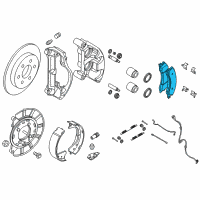 OEM 2020 Nissan Titan Rear Brake Pads Kit Diagram - D4060-EZ60A