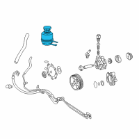 OEM 2005 Toyota Tundra Reservoir Diagram - 44360-0C040