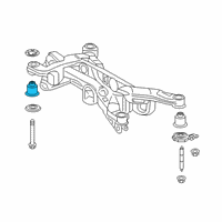 OEM 2022 Toyota Venza Mount Cushion Diagram - 52271-0R010