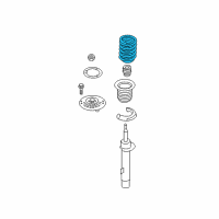 OEM 2020 BMW M2 Coil Spring, Front Diagram - 31-33-7-853-270