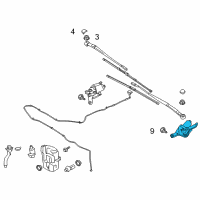 OEM Ford Front Motor Diagram - CJ5Z-17508-D