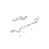 OEM 2003 Chevrolet Trailblazer Front Shield Diagram - 15918791