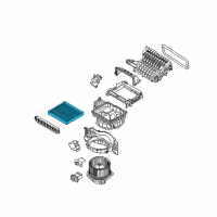 OEM 2022 Kia Soul Filter Assembly-Air Diagram - 97133D3200