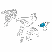 OEM Kia Housing-Fuel Filler Diagram - 81595J6000