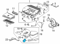 OEM 2022 Acura MDX RESONATOR, AIR IN. Diagram - 17246-61A-A00