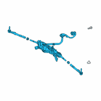 OEM 2021 Lexus LS500 Rear Steering Link Assembly Diagram - 45900-50010