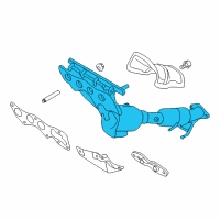 OEM 2016 Ford C-Max Manifold With Converter Diagram - HM5Z-5G232-A