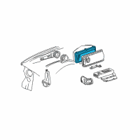 OEM 1996 Chevrolet C2500 Suburban Element Diagram - 19259103