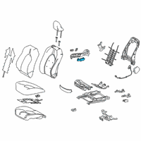 OEM 2019 Toyota Camry Adjuster Switch Diagram - 84922-06190