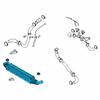 OEM Kia Cooler Assembly-Inter Diagram - 282703L130