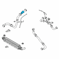 OEM Kia K900 Hose-I/C Outlet Diagram - 282893L101