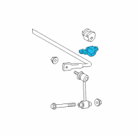 OEM 2011 Lexus GS450h Bracket, Stabilizer(For Rear) Diagram - 48832-30060