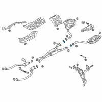OEM 2022 Kia Niro EV Gasket-Exhaust Pipe Diagram - 287512V100