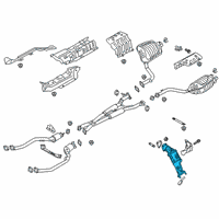 OEM 2019 Kia K900 Catalyst Case Assembly, Right Diagram - 285303LTS1