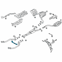 OEM 2019 Kia K900 Bracket Assembly-MUFFLER Diagram - 28670B1100