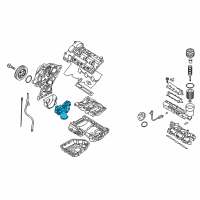 OEM Kia Sorento Pump Assembly-Oil Diagram - 213103C300