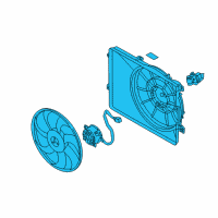OEM 2015 Kia Sportage Blower Assembly-Radiator Diagram - 253802S000