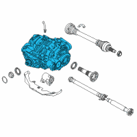OEM 2018 BMW X5 Rear Axle Drive Differential Diagram - 33-10-7-850-170