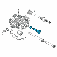 OEM 2018 BMW X5 Output Flange Set Diagram - 33-10-7-850-614