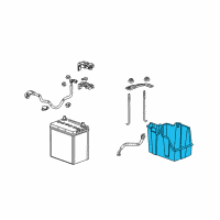 OEM Honda Fit Box, Battery Diagram - 31521-TF0-000