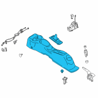 OEM Nissan Versa Box Assy-Console, Front Floor Diagram - 96910-9KA9A