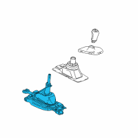 OEM 2016 Chevrolet Camaro Gear Shift Assembly Diagram - 24285029