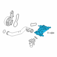 OEM 2018 Honda Civic Case Complete, Thermo Diagram - 19321-5BA-A00