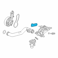 OEM 2016 Honda Civic Seal, Thermostat Case Diagram - 19322-5A2-A00