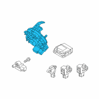 OEM 2020 Hyundai Tucson Clock Spring Contact Assembly Diagram - 93490-D3225