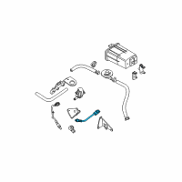 OEM Nissan Titan Heated Oxygen Sensor, Rear Diagram - 226A0-8U300