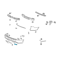 OEM 2011 Chevrolet Traverse Reflector Diagram - 25881882